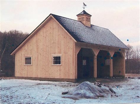 saltbox pole barn plans